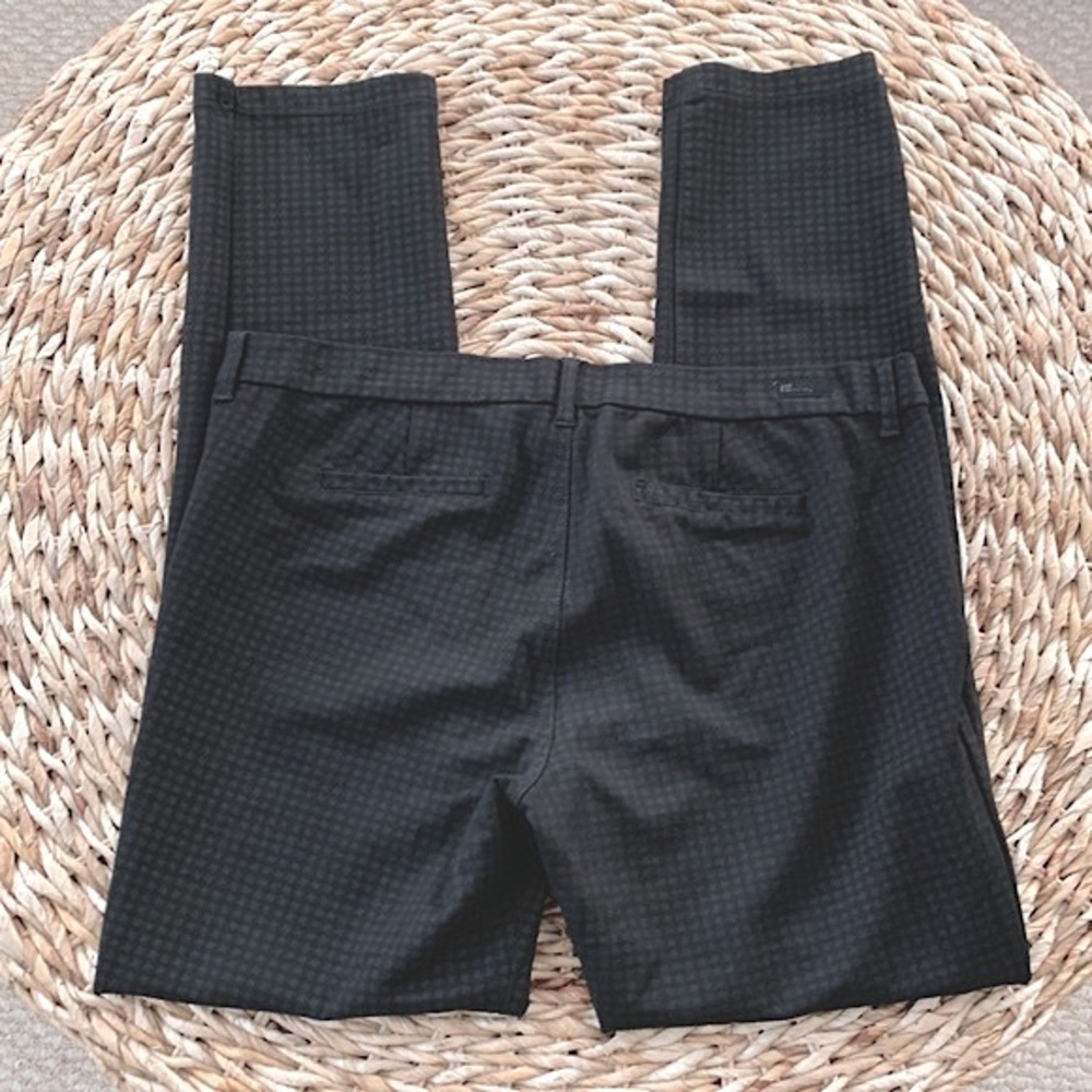 Kut from the Kloth Black & Gray Check Ponte Pant - Picture 3 of 9